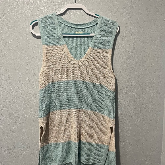 Pilcro Light Blue Knit Top - Picture 3 of 5